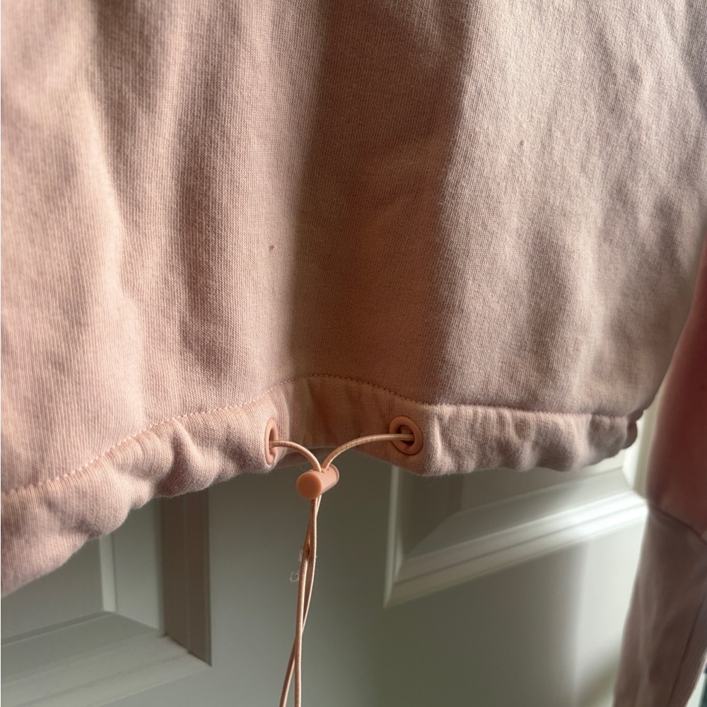 Excellent condition size XS Gymshark Light Pink Blush  Cropped Hoodie - Picture 7 of 13